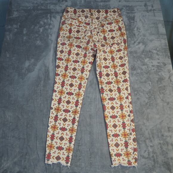 Free People We The Free 29 Aztec Skinny Jeans Women's Size 26 Southwest - Picture 11 of 14